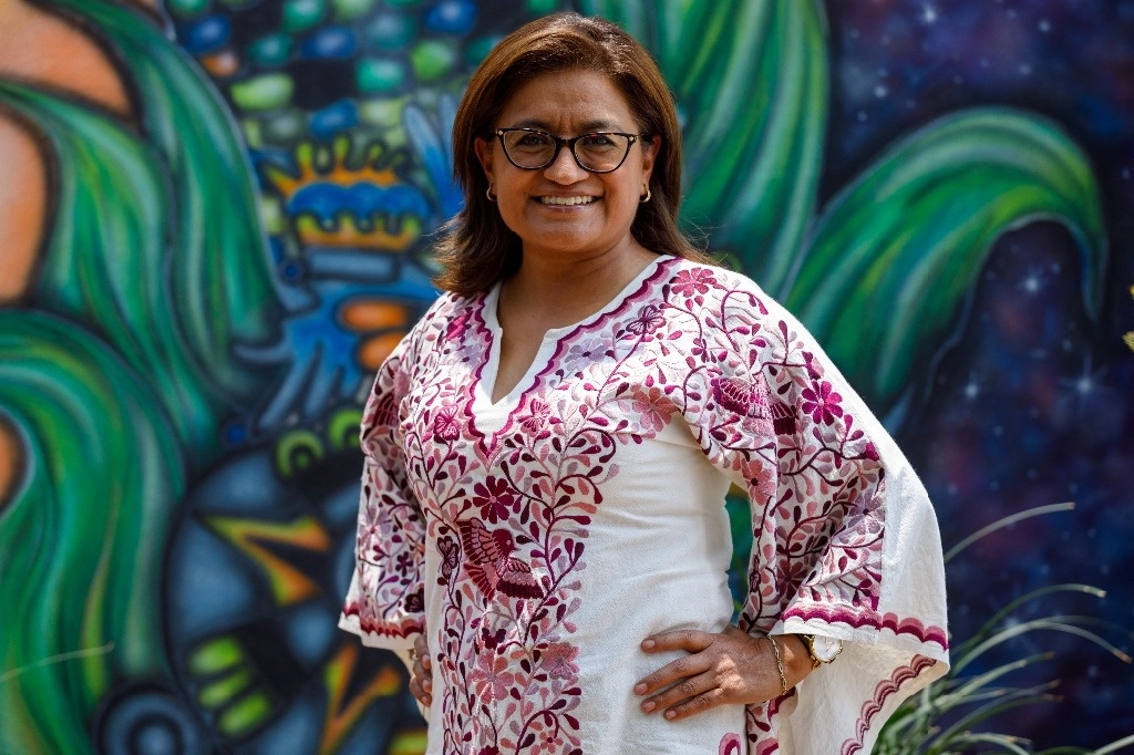 Aleida Alavez Ruiz, alcaldesa electa en Iztapalapa. Foto Pablo Ramos