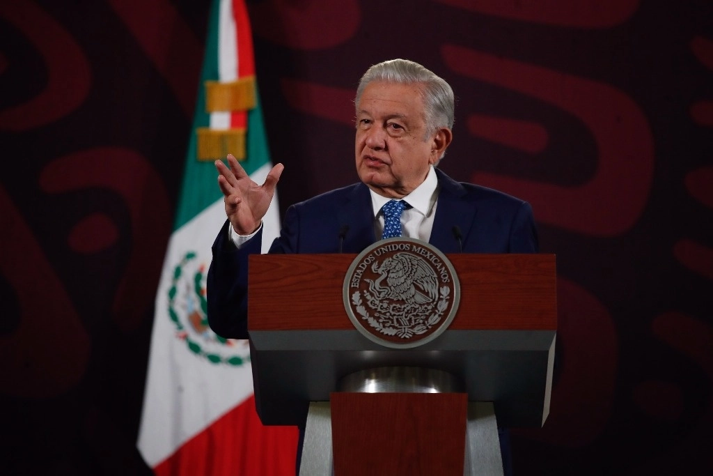 El presidente Andrés Manuel López Obdrdor durante conferencia de prensa matutina. Foto Cristina Rodríguez