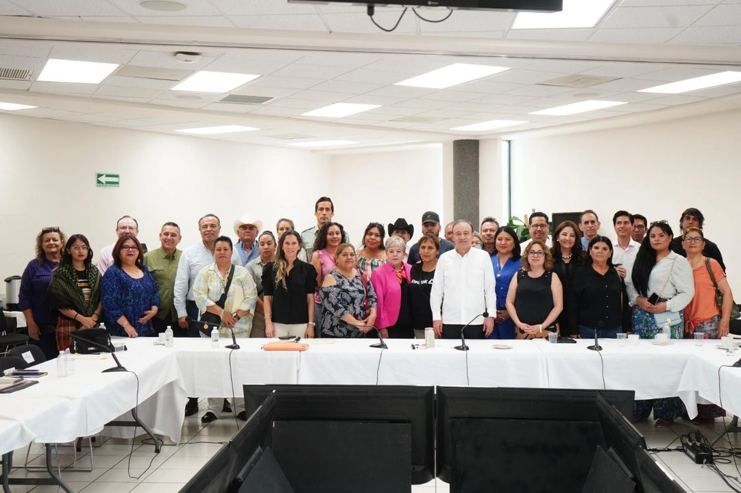 En el encuentro participó el gobernador de Sonora, Alfonso Durazo, así como la titular de Profepa, Mariana Boy. Foto