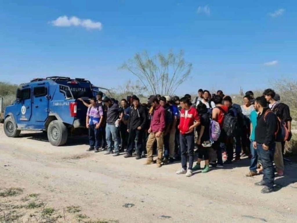 En imagen de archivo, migrantes en Reynosa, Tamaulipas. Foto La Jornada