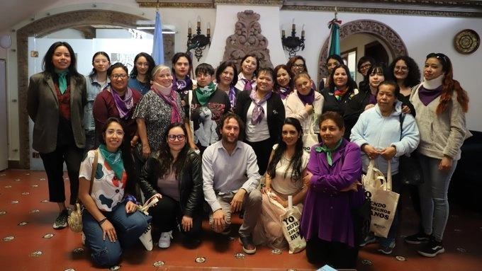 Representantes de ONU-DH durante el encuentro con defensoras de DH de Zacatecas. Foto tomada de la cuenta de X @ONUDHmexico
