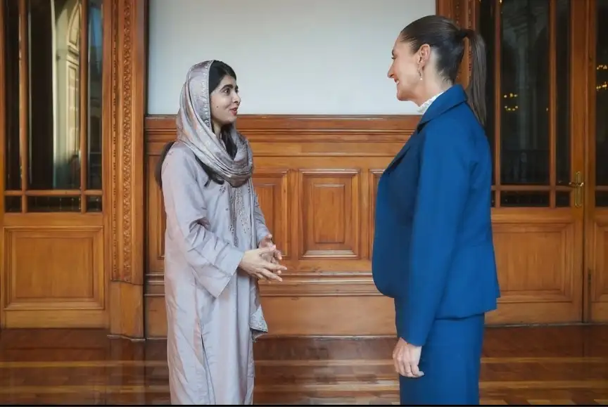 A través de sus redes sociales, la mandataria compartió una imagen del encuentro. Captura de pantalla de un video de X @Claudiashein.