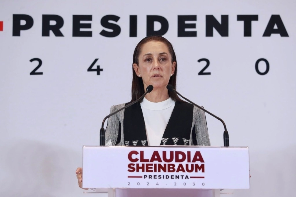 Conferencia de prensa de Claudia Sheinbaum virtual presidenta Electa posterior al encuentro  privado que sostuvo con gobernadoras y gobernadores de la Región Noroeste (BC, BCS, CHIH, NAY, SIN y SON), el 5 de agosto de 2024. Foto Luis Castillo/ La Jornada