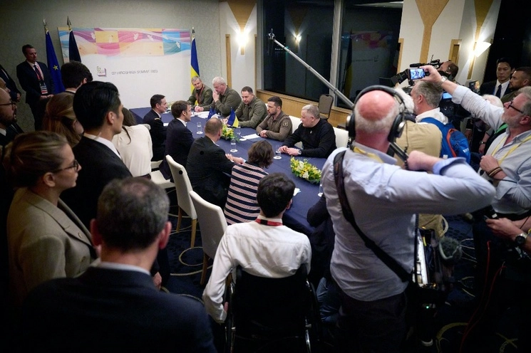 Reunión de la Cumbre de Líderes del G7 en Hiroshima. Foto Afp