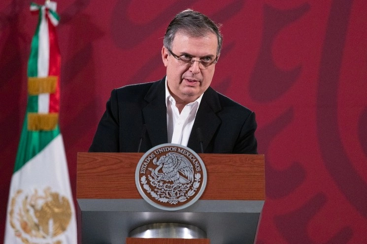 Marcelo Ebrard, titular de la Secretaría de Relaciones Exteriores. Foto Pablo Ramos / Archivo