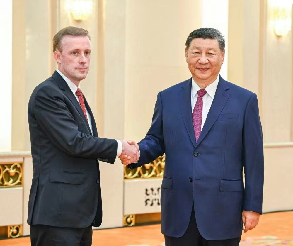 El presidente de China, Xi Jinping, se reunió con Jake Sullivan, consejero de seguridad nacional estadunidense, en Pekín, el 29 de agosto de 2024. Foto ‘La Jornada’