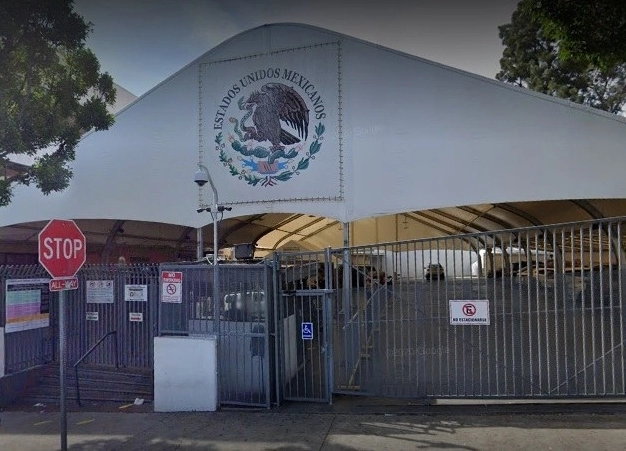 El consulado de México en Los Ángeles, California. Imagen tomada de Google Street View / archivo 