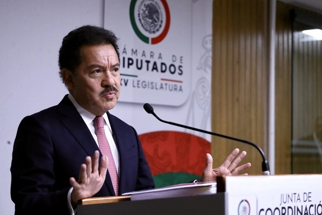 El presidente de la Junta de Coordinación Política de la Cámara de Diputados, Ignacio Mier en imagen de archivo. Foto Roberto García