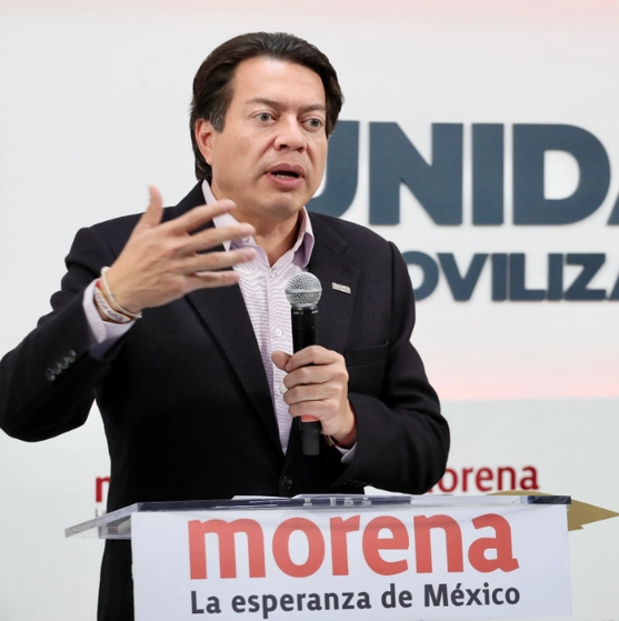 El dirigente de Morena, Mario Delgado en imagen de archivo. Foto Roberto García