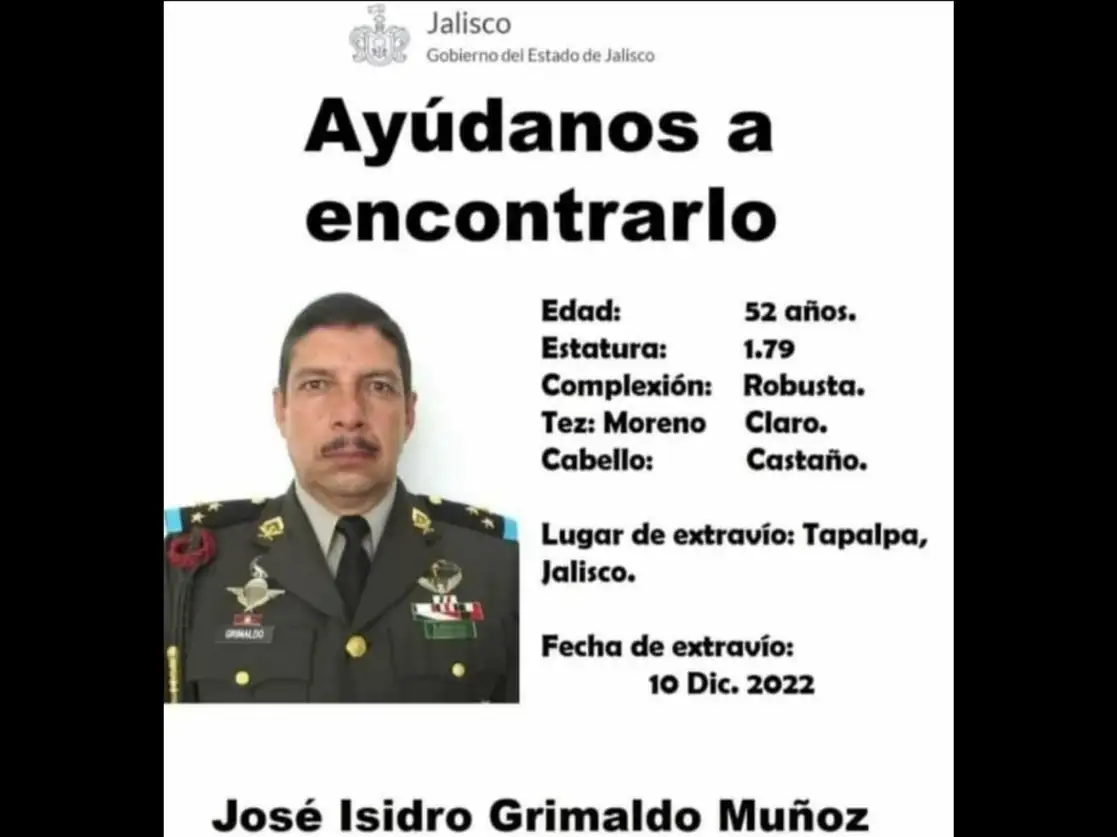 El 10 de diciembre pasado, integrantes del CJNG secuestraron al coronel Grimaldo Muñoz, en la comunidad de Tapalpa, Jalisco. Imagen Gobierno de Jalisco

