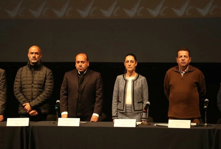 Claudia Sheinbaum, jefa de Gobierno en CDMX presentó los avances de trabajos en el mercado de La Merced. Foto LA JORNADA/Yazmín Ortega Cortés 
