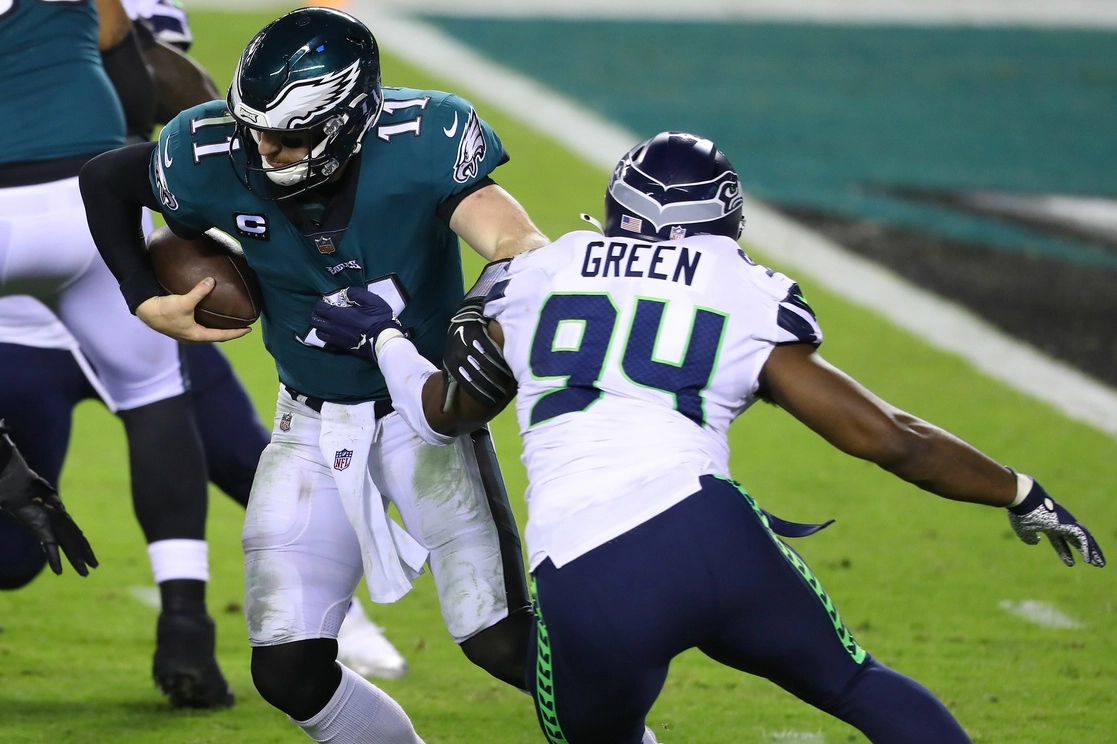 Seattle (8-3) se colocó a un juego por delante de los Carneros en la cima del Oeste de la Conferencia Nacional. Foto Afp
