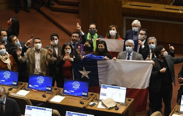 El Congreso chileno aprobó la ley que será promulgada por Sebastián Piñera el viernes 24 de julio. Foto Afp 