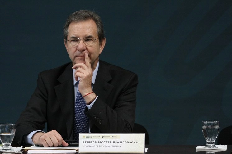 El titular de la SEP, Esteban Barragán Moctezuma en imagen de archivo. Foto María Luisa Severiano/ Archivo


