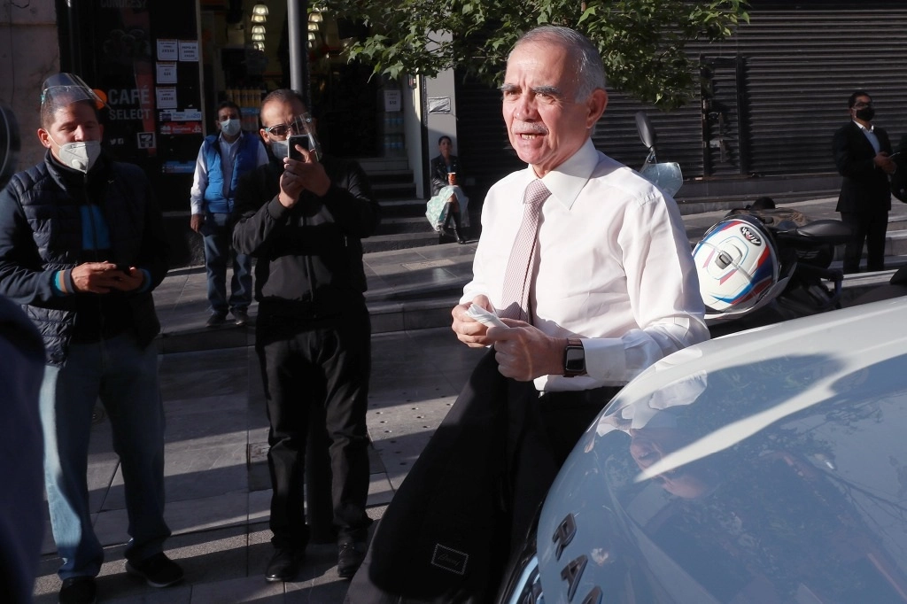 El Jefe de la Oficina de la Presidencia de la República, Alfonso Romo, a su llegada al informe de gobierno del presidente Andrés Manuel López Obrador, en Palacio Nacional, el 1 de septiembre de 2020. Foto María Luisa Severiano