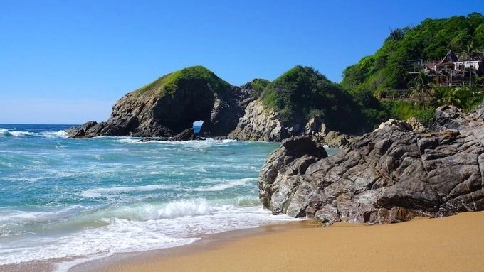 Playa de Baja California Sur. Foto Tomada del Twitter @SECTUR_mx