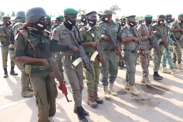 Policías en Nigeria. Foto Europa Press / Archivo