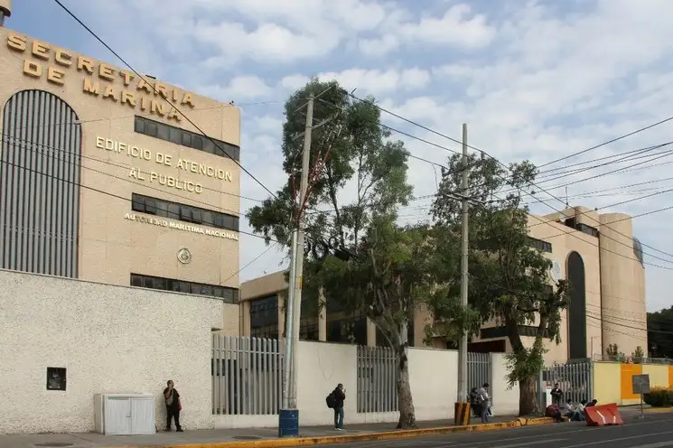 Instalaciones de la Secretaría de Marina, en la Ciudad de México. Foto Cuartoscuro 