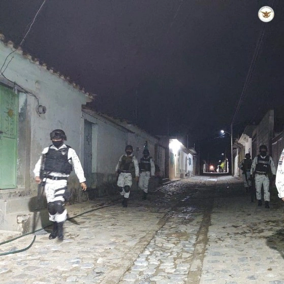 Elementos de la Guardia <Nacional. Foto @GN_MEXICO_