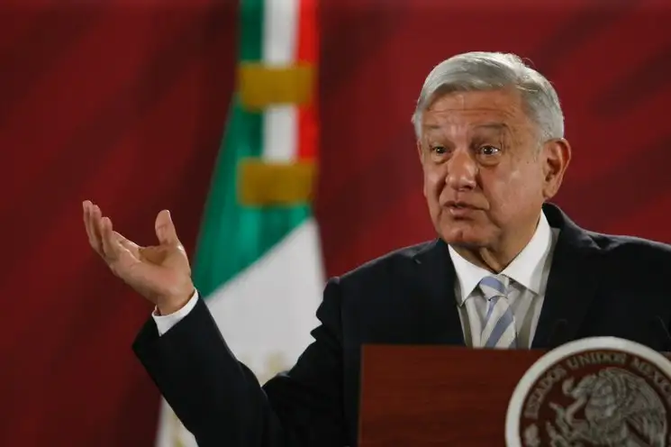 El presidente Andrés Manuel López Obrador en la conferencia de prensa matutina. Foto: Roberto García