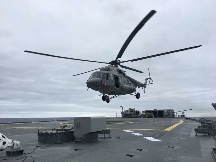 Helicóptero de la Secretaría de Marina en imagen de archivo. Foto Cortesía Semar