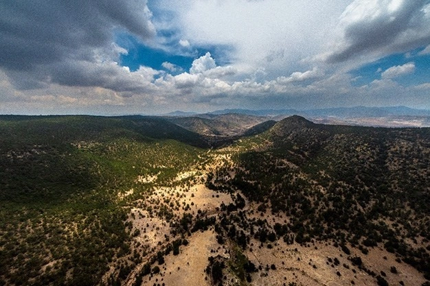 Panorámica de la Sierra de San Miguelito en SLP. Foto Secretaría de Ecología y Gestión Ambiental