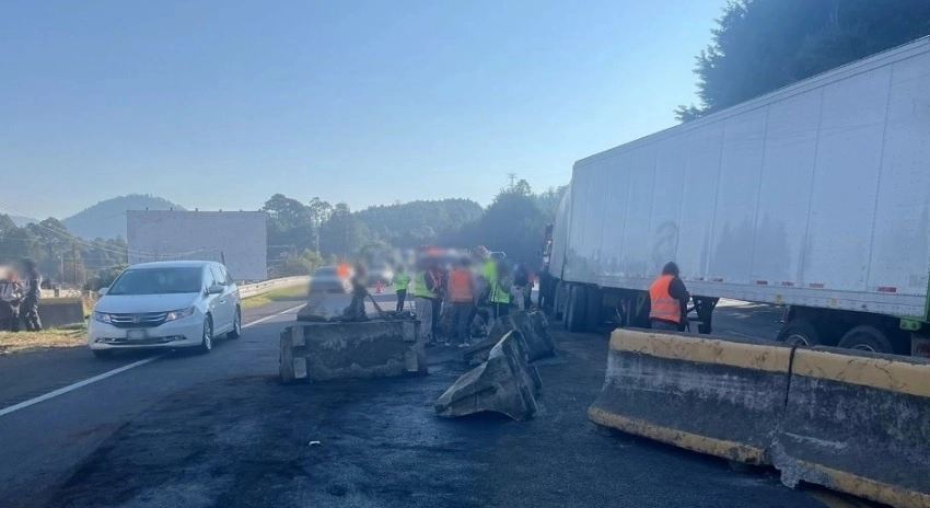 RTP proporcionará el servicio durante 45 días respecto al hecho de tránsito ocurrido en la carretera Federal México-Cuernavaca. Foto @GN_Carreteras