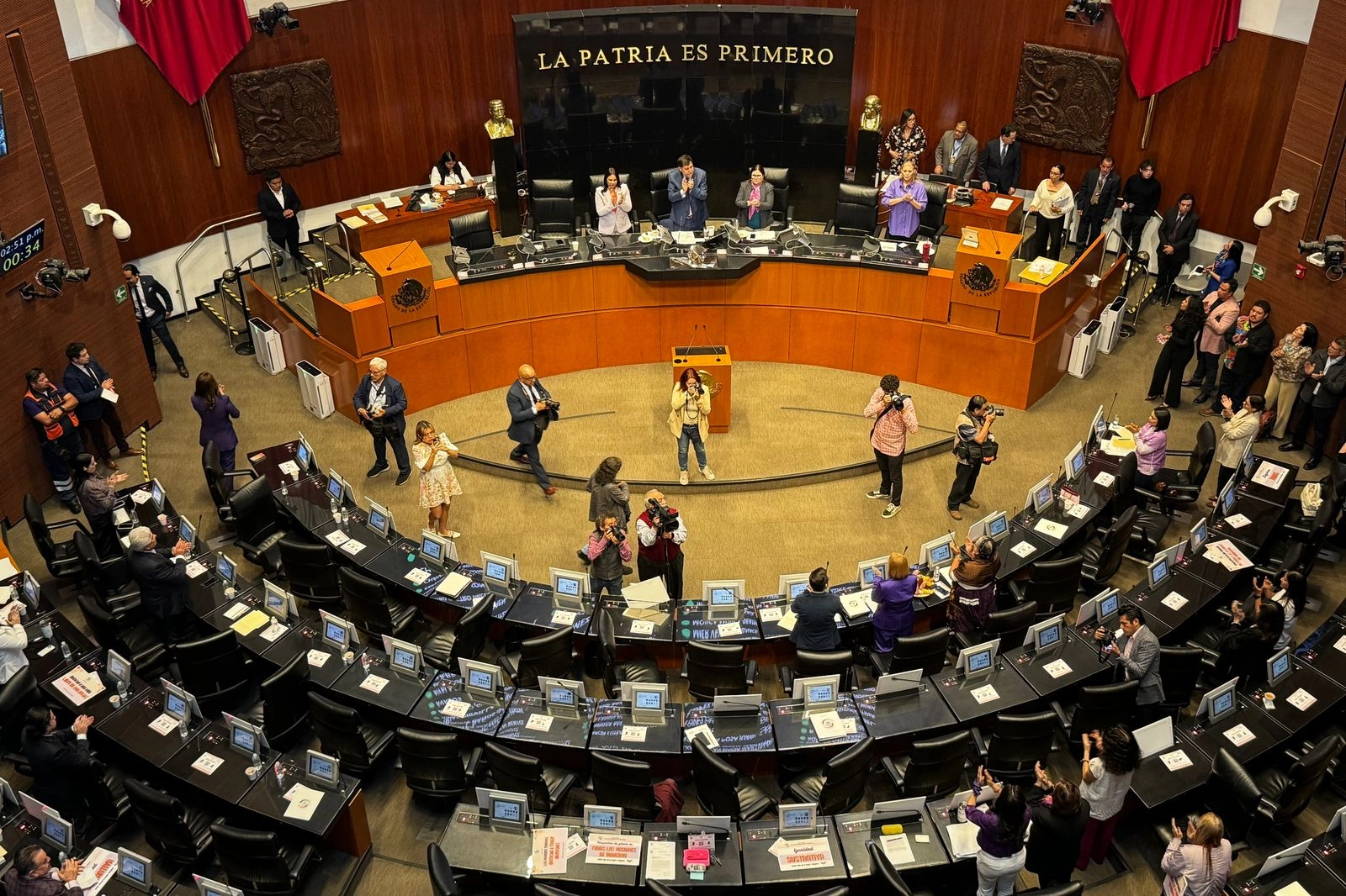 Sala de sesiones del Senado de la República este 05 de marzo de 2025. Foto 