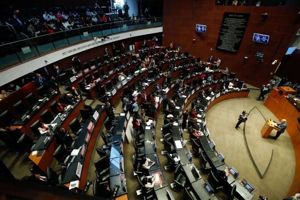 Sala de sesiones del Senado de la República este 30 de octubre de 2024. Foto Cristina Rodríguez