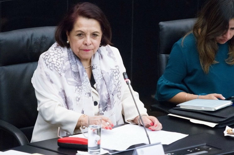 Celia Maya García fue elegida por el Senado de la República como nueva integrante del Consejo de la Judicatura Federal. Foto Cuartoscuro / Archivo