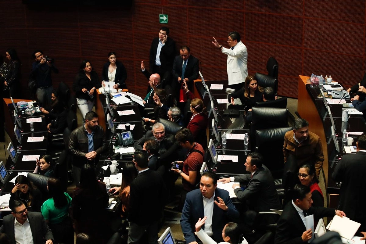 Senadores durante la sesión de este 29 de octubre de 2025. Foto 