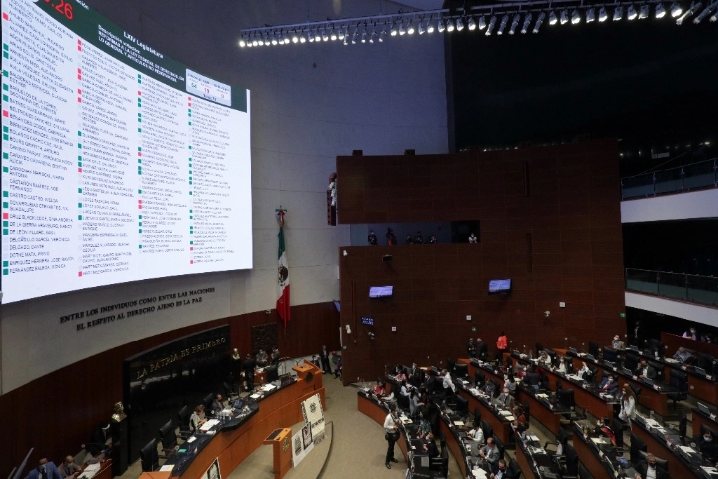 Sesión plenaria en el Senado de la República en la Ciudad de México. Foto Roberto García Ortiz / Archivo