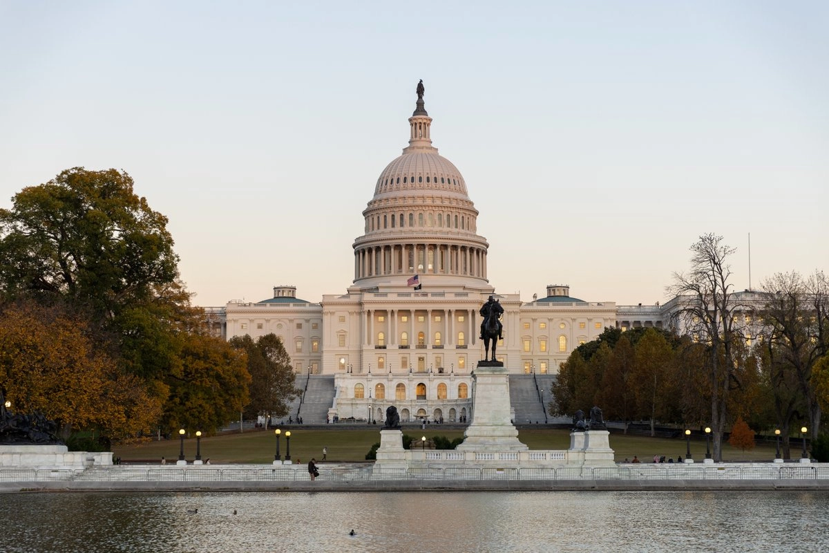 El Capitolio de EU en Washington, DC. Foto 