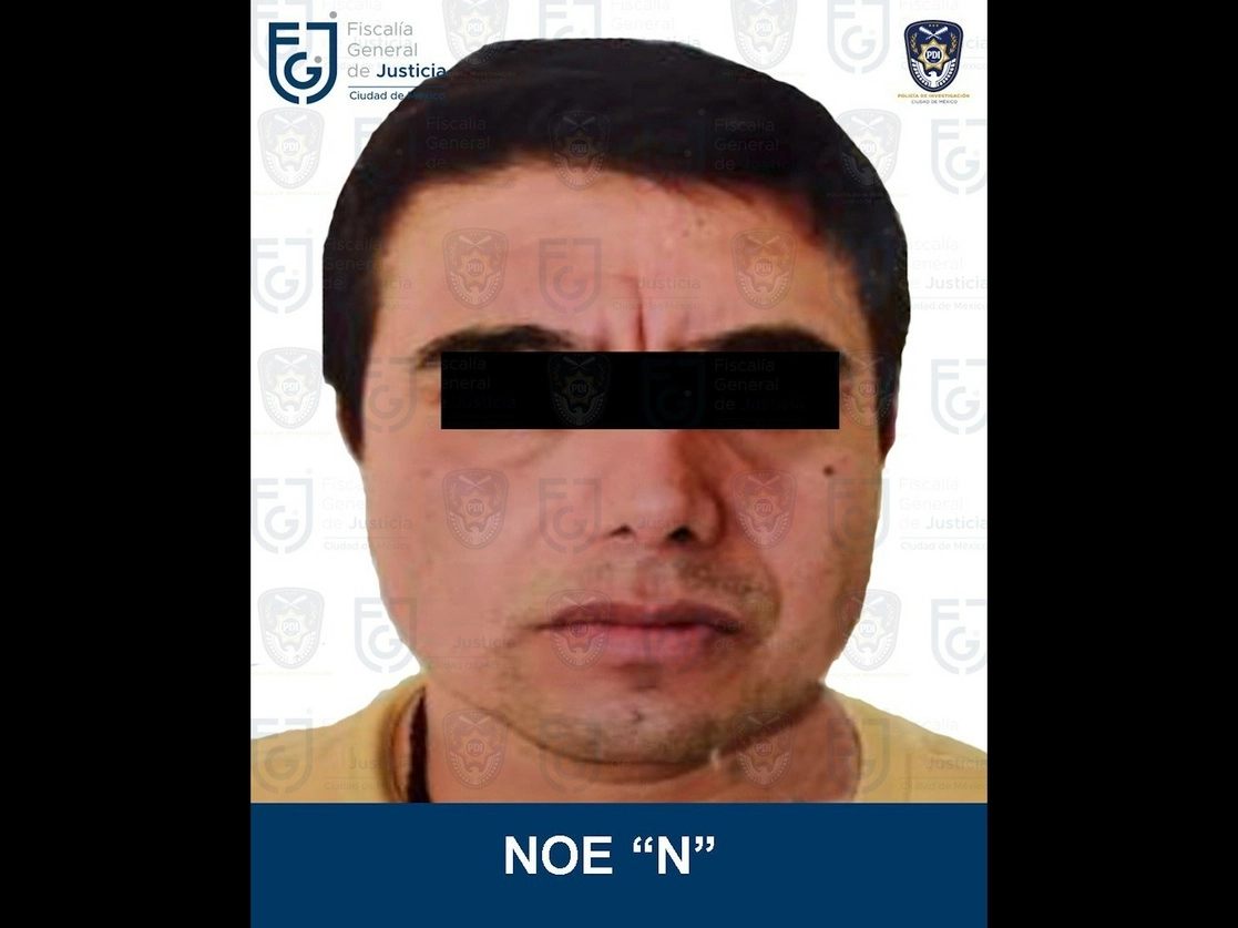 Noé Quetzal “N” recibió una sentencia de 38 años y seis meses de prisión, por los delitos de trata de personas agravada y lenocinio agravado. Foto cortesía FGJ-CDMX