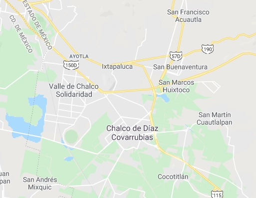 En Ixtapaluca, Estado de México fueron sentenciados cuatro policías responsables de un secuestro. Foto Google Maps