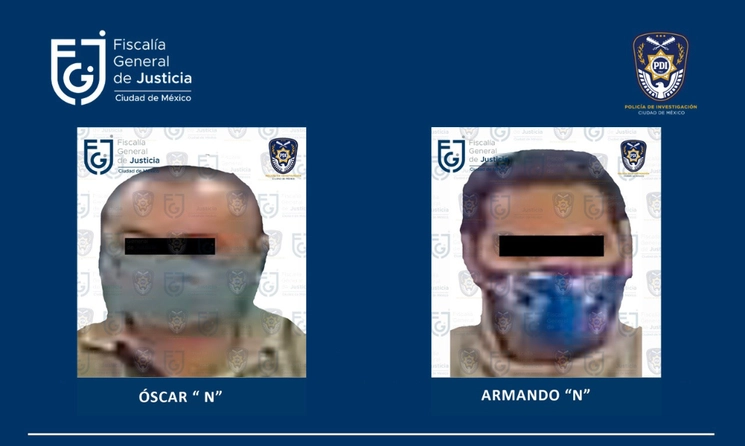 Armando N y Óscar René N fueron sentenciados por el delito de secuestro agravado cometido en 2019. Foto FGJ