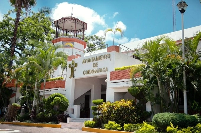 Ayuntamiento de Cuernavaca, Morelos. Foto tomada del Twitter @CuernavacaGob