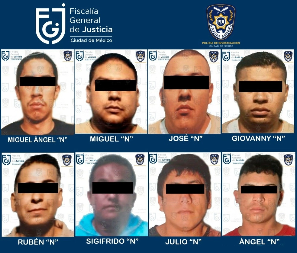 Los ocho sujetos deberán cumplir una condena de 27 años por un asesinato cometido en 2016. Foto FGJ