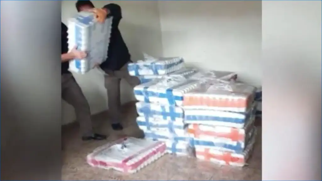 Los cuatro presuntos integrantes del CJNG fueron detenidos en abril de 2023 durante el cateo a un inmueble en Colima. Foto FGR