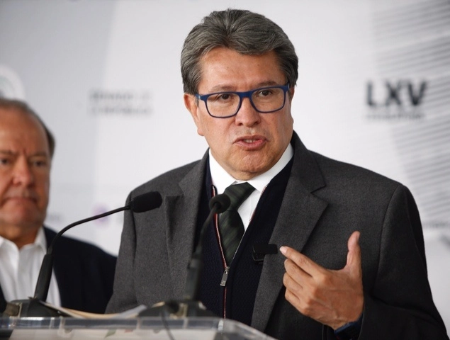 El coordinador de Morena en el Senado, Ricardo Monreal en imagen de archivo. Foto Guillermo Sologuren