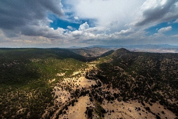 Panorámica de la Sierra de San Miguelito en San Luis Potosí. Foto cortesía Secretaría de Ecología y Gestión Ambiental
