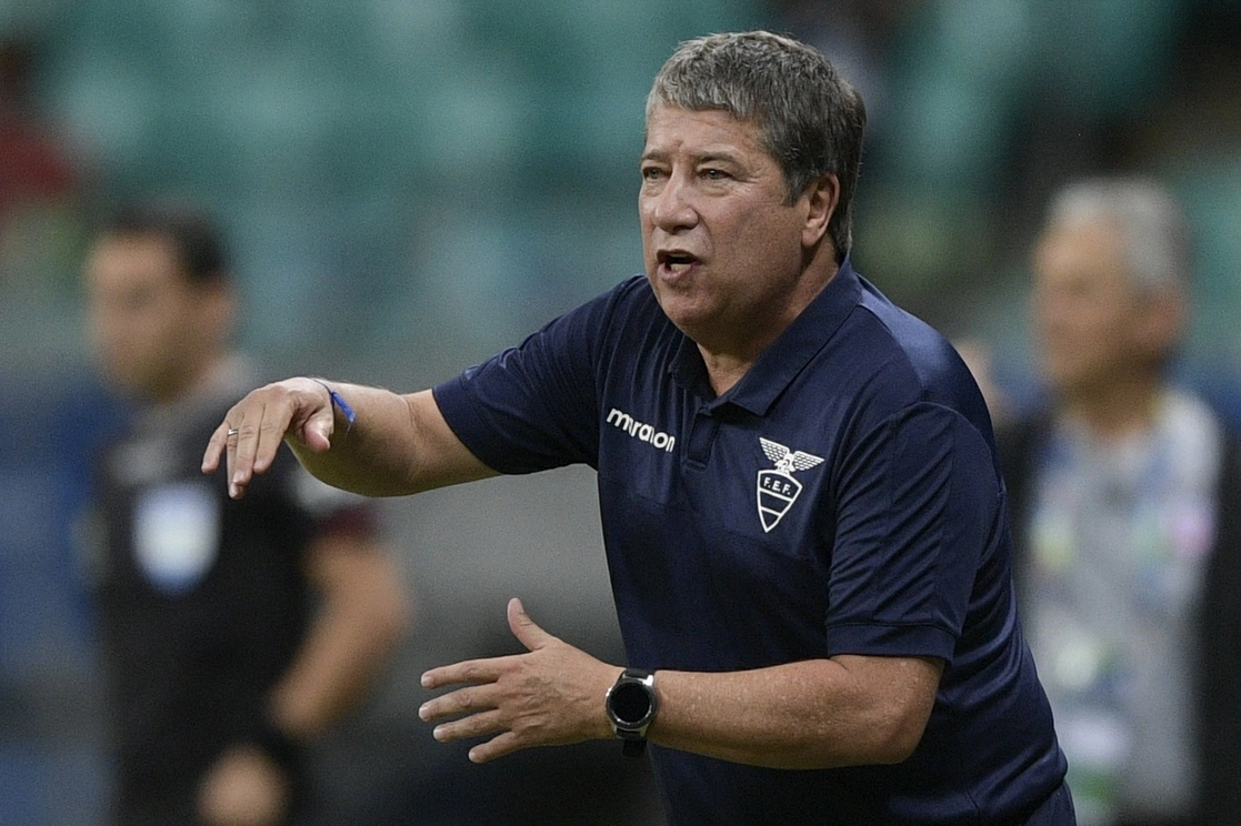 Hernán Darío Gómez ha sido entrenador mundialista entres ocasiones con las selecciones de Panamá, Colombia y Ecuador. Foto Afp