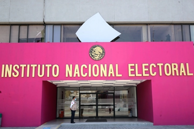 Instalaciones del Instituto Nacional Electoral, en la Ciudad de México. Foto Roberto García Ortiz / Archivo