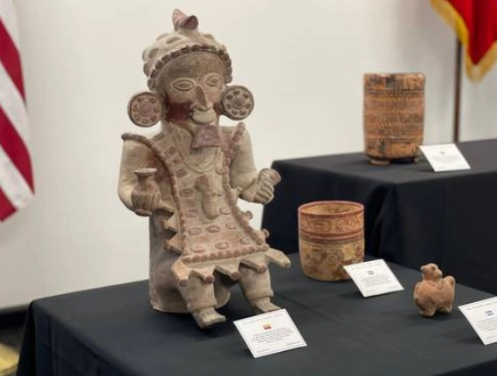 En imagen de archivo, pieza arqueológica recuperada por el  Instituto Nacional de Antropología e Historia. Foto cortesía INAH