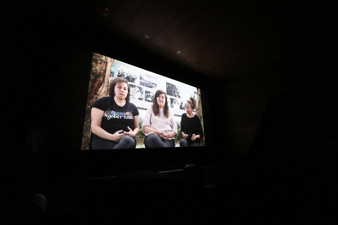 Durante la presentación de la película. Foto cortesía Procinecdmx




