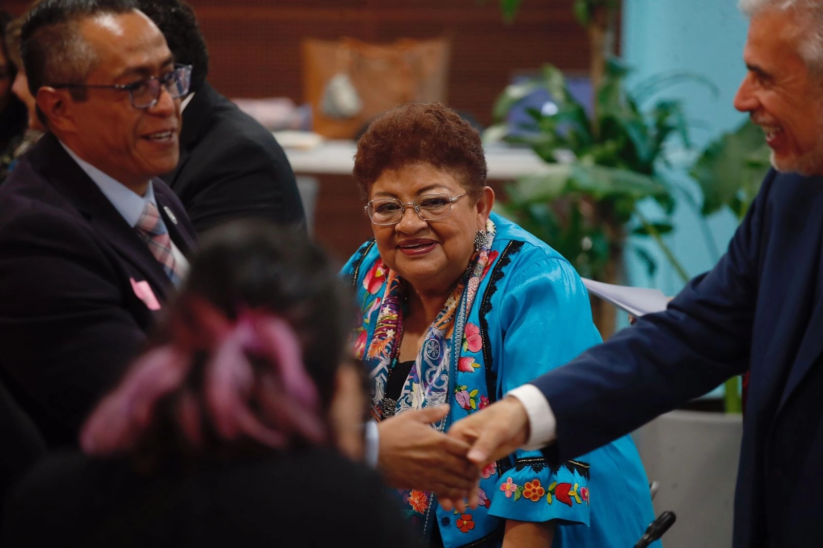 La fiscal general de Justicia de la Ciudad de México, Ernestina Godoy, se entrevistó el viernes pasado con integrantes del Consejo Judicial Ciudadano. Foto José Antonio López



