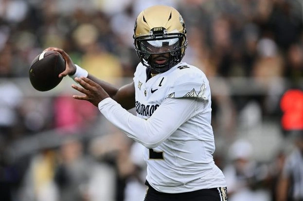 Sanders era posiblemente el jugador más reconocible del país al iniciar el draft, en gran parte debido a su padre, Deion Sanders. Foto 