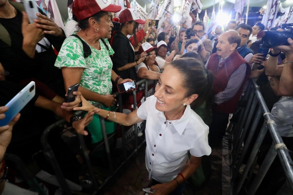 Claudia Sheinbaum, candidata presidencial de la coalición Sigamos Haciendo Historia. Foto Luis Castillo