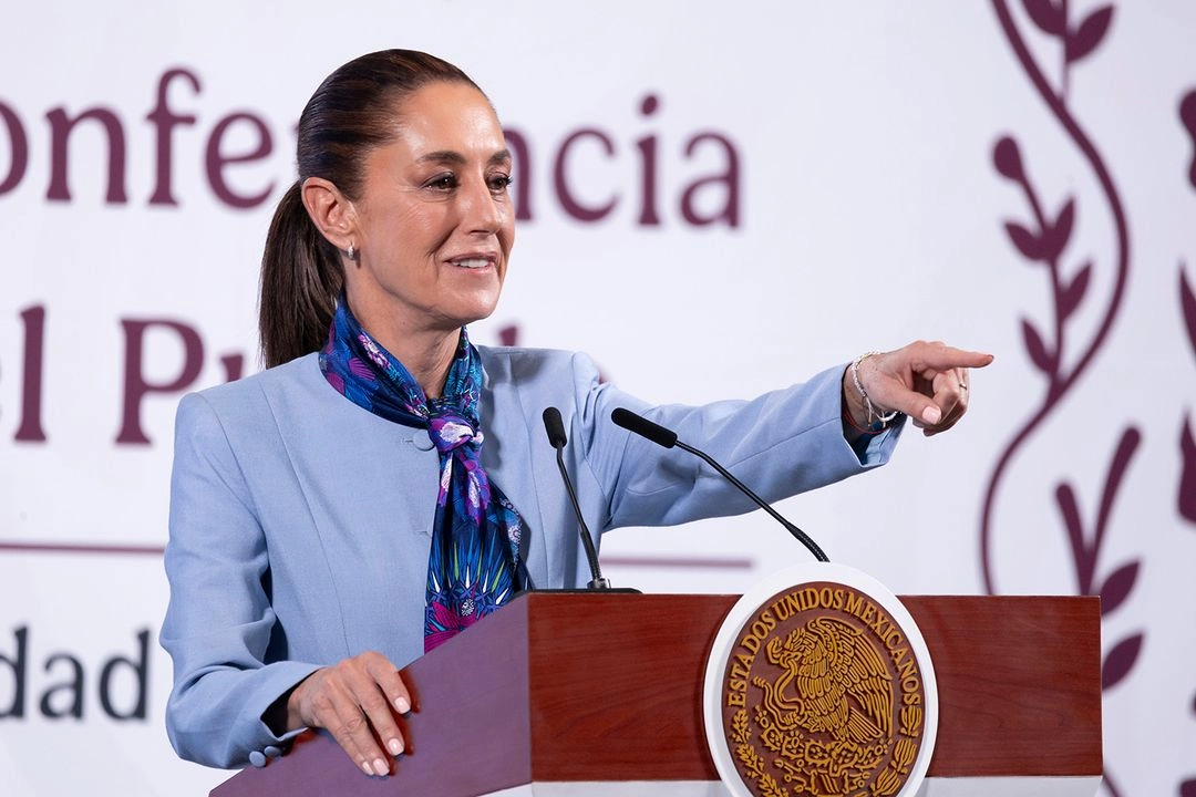 Claudia Sheinbaum, presidenta constitucional de los Estados Unidos Mexicanos, encabezó la conferencia "La Mañanera del pueblo" realizada en Palacio Nacional, el 12 de marzo de 2025.

