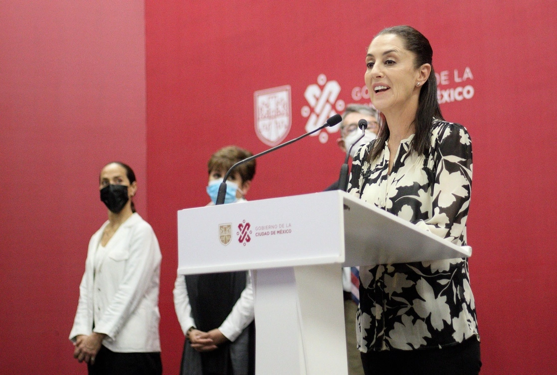 La jefa de Gobierno, Claudia Sheinbaum Pardo, se pronunció ayer a favor de la reforma electoral y dijo que es necesario cambiar a los consejeros del INE. Foto ‘La Jornada’